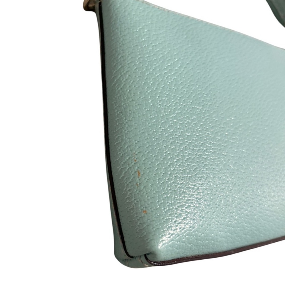 Kate Spade Aqua Leather Wallet with Gold Accents - Picture 5 of 8